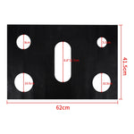 Gaskocher 5-Loch Ölbeständige Matte Teflon Schutzabdeckung Schmutzabweisende Matte, 0,2 mm, 0,3 mm, 0,4 mm