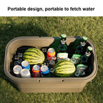 Camping-Wassertransportkorb Picknickkorb Outdoor-Faltbox Kann als Tisch verwendet werden