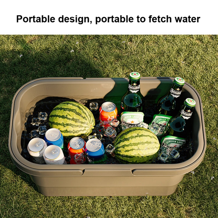 Camping-Wassertransportkorb Picknickkorb Outdoor-Faltbox Kann als Tisch verwendet werden