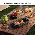 Camping-Wassertransportkorb Picknickkorb Outdoor-Faltbox Kann als Tisch verwendet werden