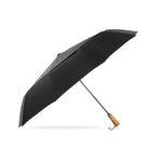 PARACHASE Zehn-Speichen-Doppelschicht Großer Winddichter Automatischer Geschäfts-Regenschirm, Grau, Schwarz, Marineblau, Khaki