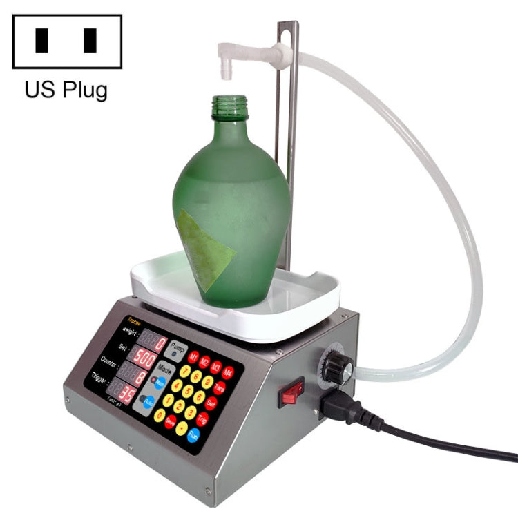 Automatische quantitative Flüssigkeitsabfüllmaschine mit Waage, US-Stecker, CSY-1810