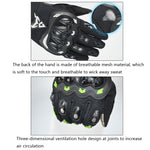 MOTOCENTRIC 13-MC-010 Touch Screen Motorcycle Breathable Gloves, M, XL