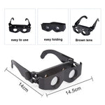 Fischereifernglas HD Outdoor-Vergrößerungsfernglas, nur 3-faches Teleskop, 3-faches Teleskop + Brillenetui