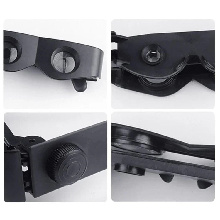 Fischereifernglas HD Outdoor-Vergrößerungsfernglas, nur 3-faches Teleskop, 3-faches Teleskop + Brillenetui
