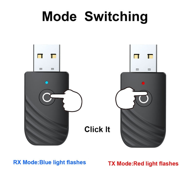 Bluetooth 5.0 Kabelloser Audio-Empfänger Sender