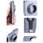 Tracker Kartenhalter Anti-Verlust RFID Brieftasche Kartenhalter für AirTag 2. Gen / AirTag 1. Gen, Blau, Schwarz, Grau, Silber