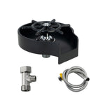 Automatischer Wasserhahn Hochdruck-Sprühreiniger, Stil:, Schwarz, Schwarz+Weichschlauch+G1/2 Dreiwege, Schwarz+Weichschlauch+G9/16 Dreiwege, Edelstahl 304, Edelstahl 304+Weichschlauch+G1/2 Dreiwege, Edelstahl 304+Weichschlauch+G9/16 Dreiwege, Silber