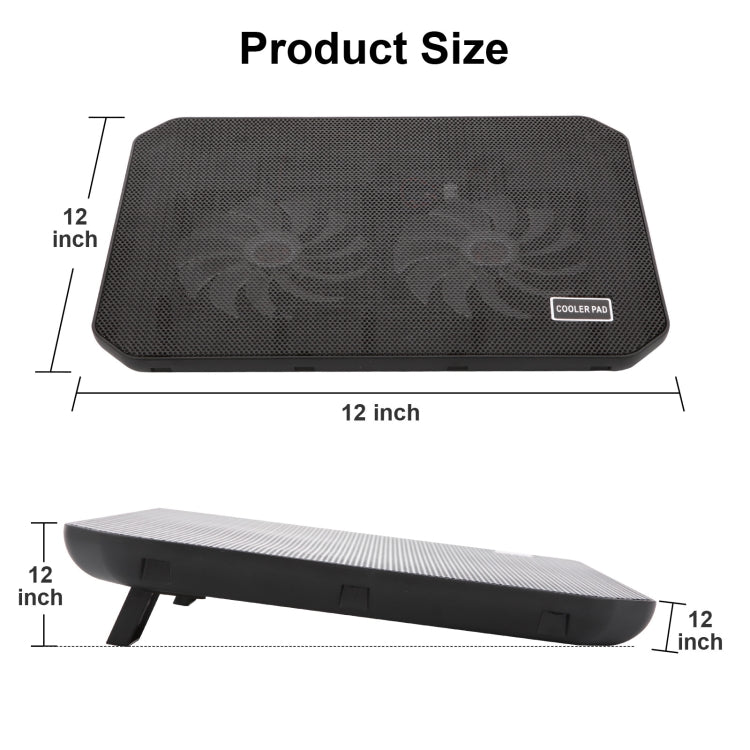 NUOXI M10 Dual USB Laptop Kühler