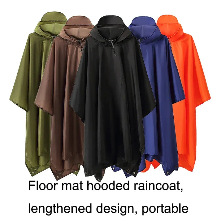 3 in 1 Regenmantel Rucksack Bergsteigen Outdoor Wander Regenponcho