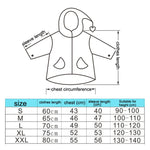 Großer Hutkrempe Cartoon-Aufdruck Kinder-Regenmantel mit Schultaschenplatz, S, M, L, XL, XXL