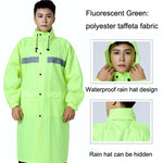 X18 Siamesischer Regenmantel Outdoor-Erwachsenen-Reflektierender Reitmantel, XL, XXL, XXXL, XXXXL