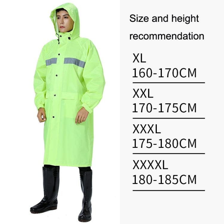 X18 Siamesischer Regenmantel Outdoor-Erwachsenen-Reflektierender Reitmantel, XL, XXL, XXXL, XXXXL