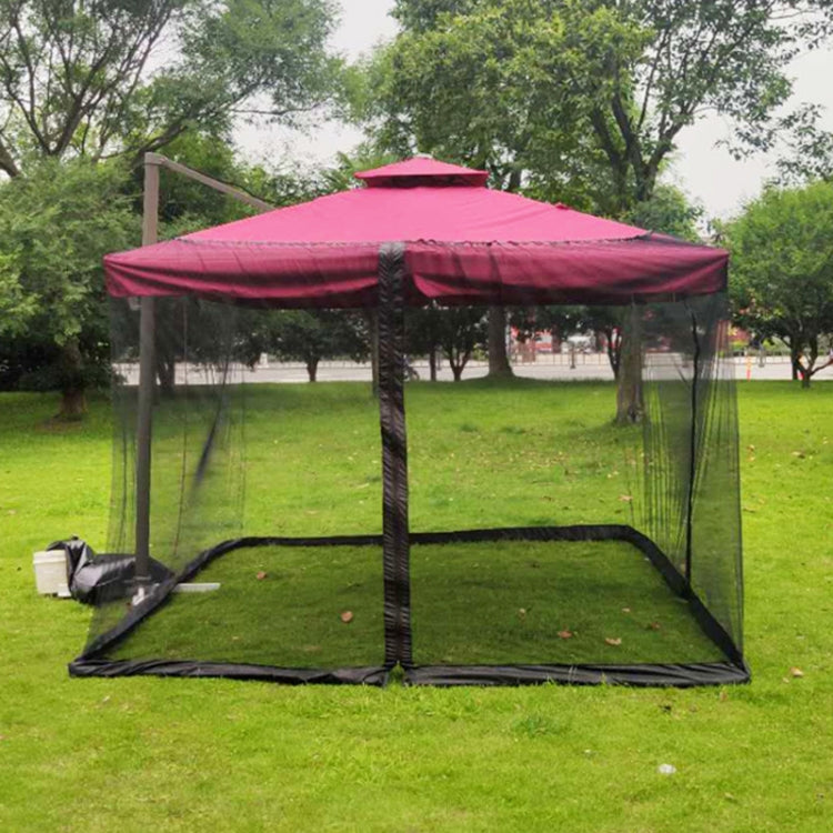 HY-0205 300 x 230 cm Outdoor-Sonnenschirm Anti-Mücken-Netzabdeckung, quadratische Sonnenschirme, Faltzelte