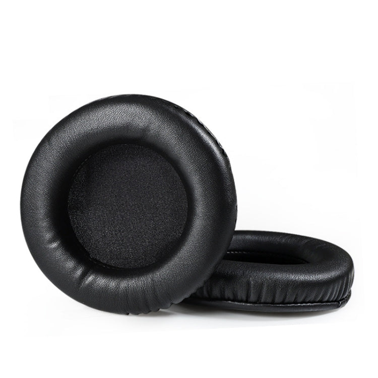2 Stück Ohrpolster für Audio-Technica AD1000X AD2000X AD900X AD700X, Stil:, Schwarzes Proteinleder, Schwarzes Verdicktes Proteinleder, Schwarzer Flanell, Schwarzes Lammleder, Solider Kopfbügel, Hohlkopfbügel