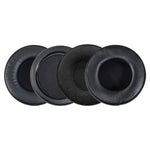 2 Stück Ohrpolster für Audio-Technica AD1000X AD2000X AD900X AD700X, Stil:, Schwarzes Proteinleder, Schwarzes Verdicktes Proteinleder, Schwarzer Flanell, Schwarzes Lammleder, Solider Kopfbügel, Hohlkopfbügel