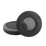 2 Stück Ohrpolster für Audio-Technica AD1000X AD2000X AD900X AD700X, Stil:, Schwarzes Proteinleder, Schwarzes Verdicktes Proteinleder, Schwarzer Flanell, Schwarzes Lammleder, Solider Kopfbügel, Hohlkopfbügel