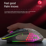 FMOUSE X801 8 Tasten 1600DPI Hohl Leuchtend Gaming Office Maus, Stil: Schwarz Kabellos Wiederaufladbar, Weiß Kabellos Wiederaufladbar, Schwarz Kabelgebunden, Weiß Kabelgebunden