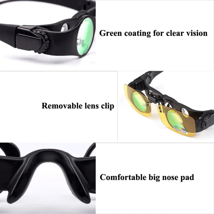 8x Angelfernglas Zoombares Teleskop, Stil:, Nur Teleskop, Teleskop+Grauer Clip, Teleskop+Gelber Clip, Teleskop+Roter Clip, Teleskop+Grau-Gelber Clip, Teleskop+Grau+Roter Clip, Teleskop+Gelb+Roter Clip, Teleskop+Dreifarbiger Clip