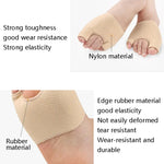 1 Paar Socken mit U-förmigem Vorderfußpolster zur Korrektur von Hallux valgus, Größen S und L