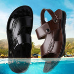 Rutschfeste Außenschuhe Doppelnutzungs-Sandalen Hausschuhe Herren Freizeit Strand Schuhe, 40, 41, 42, 43, 44, 45, 46, 47