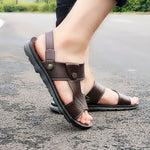 Rutschfeste Außenschuhe Doppelnutzungs-Sandalen Hausschuhe Herren Freizeit Strand Schuhe, 40, 41, 42, 43, 44, 45, 46, 47