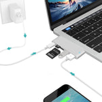 USB-C zu HDMI Splitter Dockingstation Kartenleser, Spezifikation: 5 in 1 Grau, 5 in 1 Silber, 6 in 1 Grau, 6 in 1 Silber