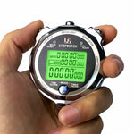 YS Lauftraining Stoppuhr Timer Metall Leuchtstoppuhr, Stil: Einhundert Speicher, Zweihundert Speicher