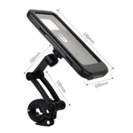 Fahrrad Handyhalter Mountainbike Wasserdichte Tasche, Schwarz