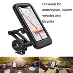 Fahrrad Handyhalter Mountainbike Wasserdichte Tasche, Schwarz