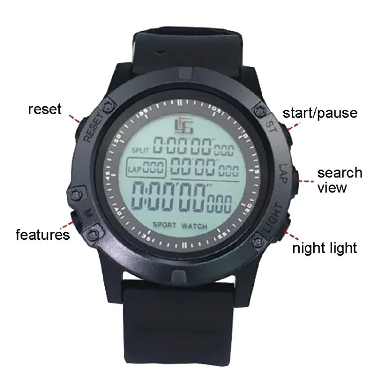 YS Luminous Football Referee Stopwatch Timer Wecker Fußballuhr, YS-2000