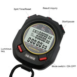 YS 3 Zeilen Anzeige Leuchtende Stoppuhr Timer Training Schiedsrichterstoppuhr, Stil: YS-1010 10 Speicherplätze, YS-1030 30 Speicherplätze, YS-1060 60 Speicherplätze, YS-1100 100 Speicherplätze