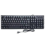 Kabelgebundene USB-Tastatur mit 108 Tasten, Kabellänge: 1,5 m, Arabisch (einzeln), Russisch, Französisch, Spanisch