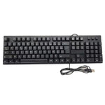 Kabelgebundene USB-Tastatur mit 108 Tasten, Kabellänge: 1,5 m, Arabisch (einzeln), Russisch, Französisch, Spanisch