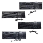Kabelgebundene USB-Tastatur mit 108 Tasten, Kabellänge: 1,5 m, Arabisch (einzeln), Russisch, Französisch, Spanisch