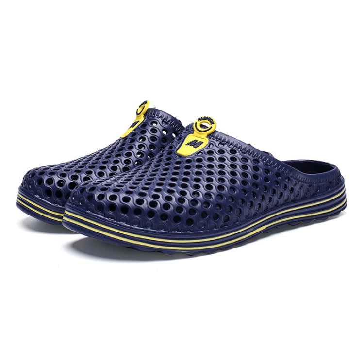 X902 Sommer Strand Schuhe Rutschfeste Flip-Flops Paar Hausschuhe Herren Lochschuhe, 45