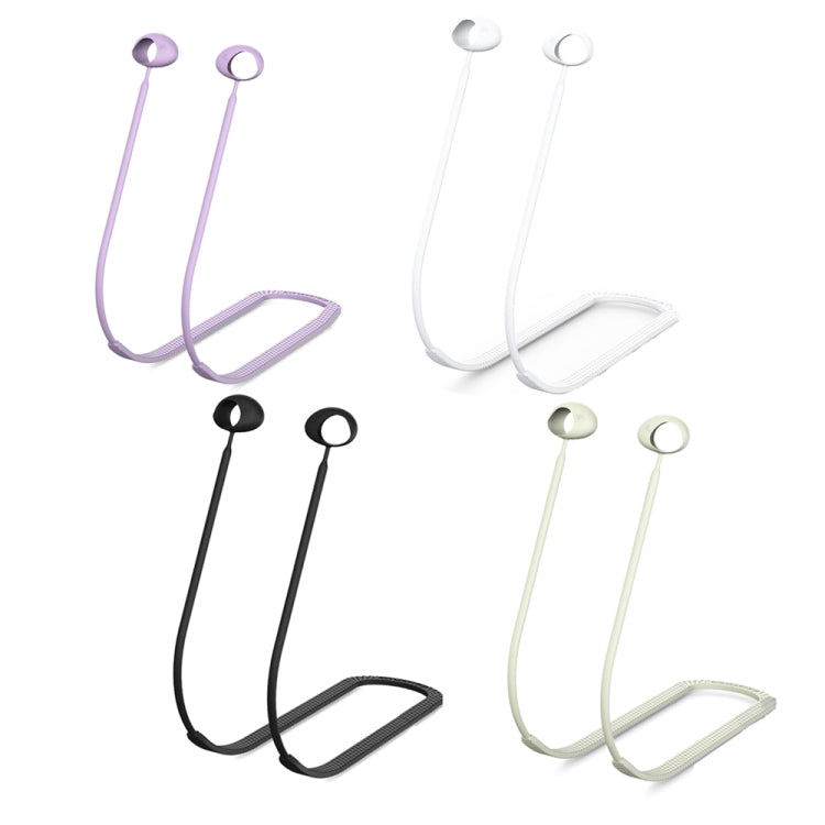 2 Stück Bluetooth-Ohrhörer Silikon Anti-Verlust-Schnur für Samsung Galaxy Buds 2