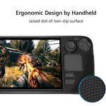 PGTECH Silikonhülle für Steam-Konsolen mit rutschfesten Partikeln, Schwarz