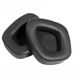 2 Stück Ersatz-Ohrpolster für Corsair Void Pro Elite, Stil:, Kopfbandpolster, Schwarzes Proteinleder, Schwarzes Gitter, Graues Untergitter, Rotes Untergitter, Gelbes Untergitter, Schwarzes Ice Sensory Leder, Schwarzes Lammleder