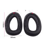 2 Stück Kopfhörerhüllen für Sennheiser GSP300 GSP370 GSP350, Stil:, Proteinleder, Lammleder, Schwarzes Kopfband, Rotes Kopfband, Blaues Kopfband, Maschenstoff