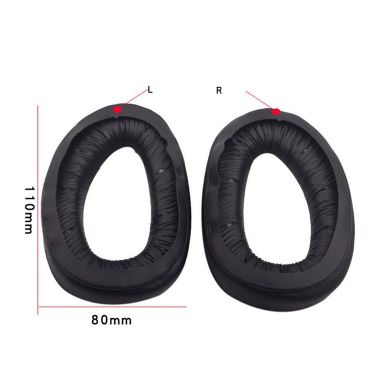 2 Stück Kopfhörerhüllen für Sennheiser GSP300 GSP370 GSP350, Stil:, Proteinleder, Lammleder, Schwarzes Kopfband, Rotes Kopfband, Blaues Kopfband, Maschenstoff