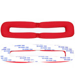 2 Stück Kopfhörerhüllen für Sennheiser GSP300 GSP370 GSP350, Stil:, Proteinleder, Lammleder, Schwarzes Kopfband, Rotes Kopfband, Blaues Kopfband, Maschenstoff