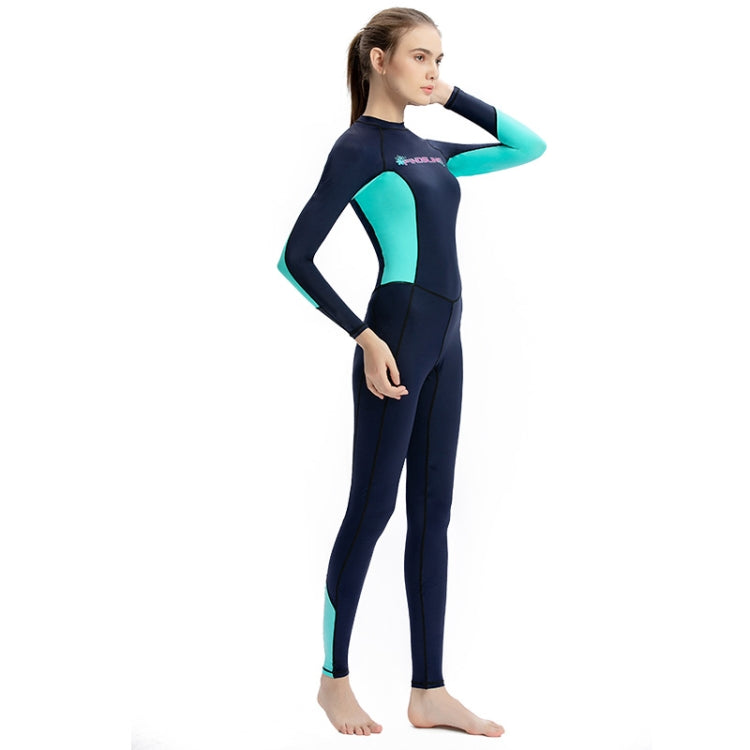FINDSLINE Lycra Tauchanzug Damen Dünn Schnell trocknend Wasserdicht Vollkörper Sonnenschutz Neoprenanzug, XS, S, M, L, XL