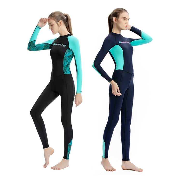 FINDSLINE Lycra Tauchanzug Damen Dünn Schnell trocknend Wasserdicht Vollkörper Sonnenschutz Neoprenanzug, XS, S, M, L, XL