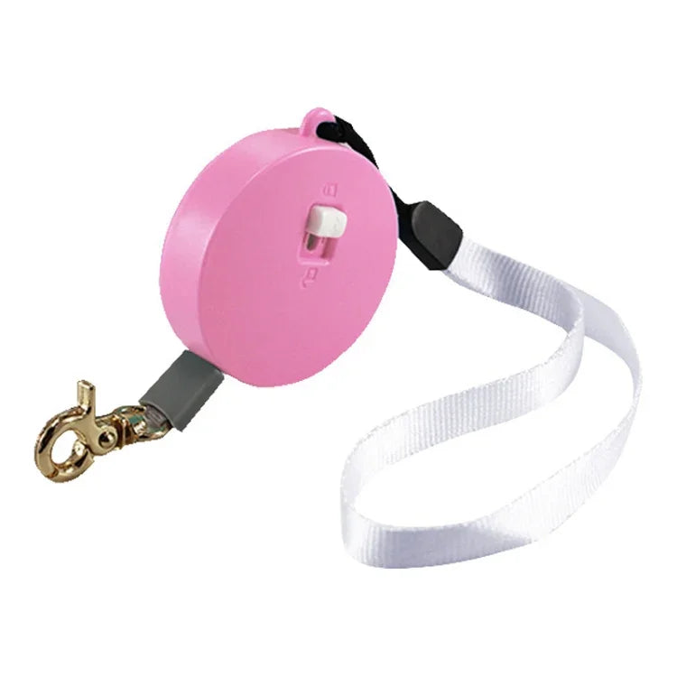 Automatisches Teleskop-Hundeziehseil, kleiner Haustier-Retraktor, 2m Quadrat Blau, 2m Rund Weiß, 2m Rund Rosa, 2m Rund Blau, 2m Quadrat Weiß, 2m Quadrat Rosa