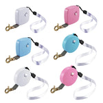 Automatisches Teleskop-Hundeziehseil, kleiner Haustier-Retraktor, 2m Quadrat Blau, 2m Rund Weiß, 2m Rund Rosa, 2m Rund Blau, 2m Quadrat Weiß, 2m Quadrat Rosa