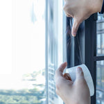 3 Stück 0,25 mm Kunststoffstahl Fensterrahmen Spalt Windschutzscheibenband, Größe: 2 cm breit x 3 m lang, 2 cm breit x 3 m lang, 3 cm breit x 3 m lang, 3 cm breit x 5 m lang, 3 cm breit x 10 m lang, 5 cm breit x 3 m lang, 5 cm breit x 5 m lang