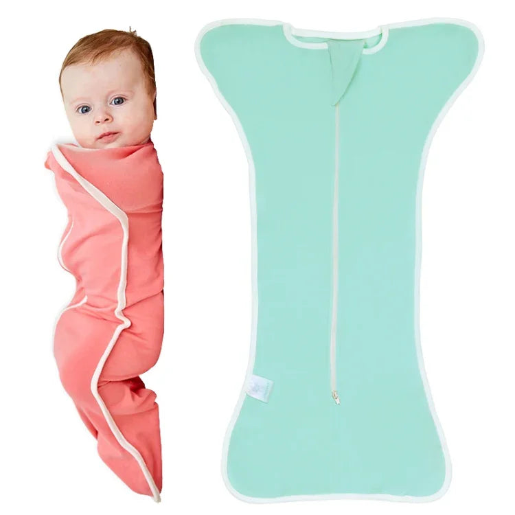 Insular Baby Baumwollsteppdecke Neugeborenen-Pucksack Schlafsack Decke, Größe: 60 cm für 0-3 Monate
