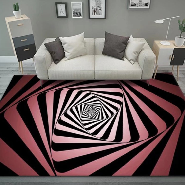 3D Stereo Rechteckiger Visueller Geometrischer Wohnzimmerteppich, 40x60cm, 50x80cm, 60x90cm, 80x120cm, 80x160cm, 120x160cm, 140x200cm