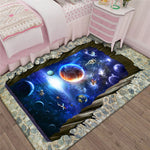 3D Stereo Rechteckiger Visueller Geometrischer Wohnzimmerteppich, 40x60cm, 50x80cm, 60x90cm, 80x120cm, 80x160cm, 120x160cm, 140x200cm